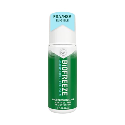 Biofreeze Pain Relief Roll-On, 3 oz. Colorless