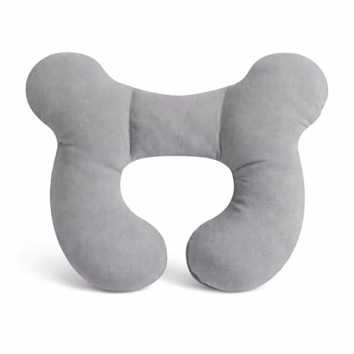 Almofada De Viagem Infantil Segura Cabeça Pescoço Criança (CINZA)