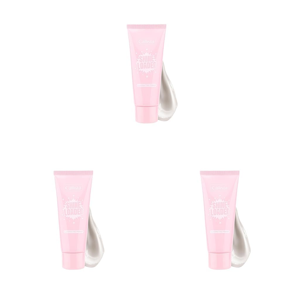 Callista Shine Loaded Illuminating Primer Işıltılı Makyaj Bazı (3 paketi)