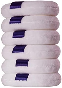 Powder Puff - 3.15 Inch Ultra Soft Washable Velour Makeup Powder Puffs for Face Powder, Setting powder, Body powder, Loose Powder, Other powders (6 Pack)