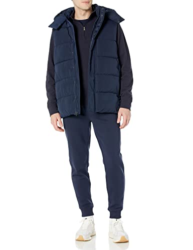 Image of Amazon Essentials Men's Relaxed-Fit Water Repellent Recycled Polyester Hooded Puffer Vest (Previously Amazon Aware)