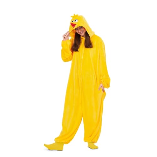 Disfraz Gallina Caponata adulto mono amarillo con capucha My Other Me unisex