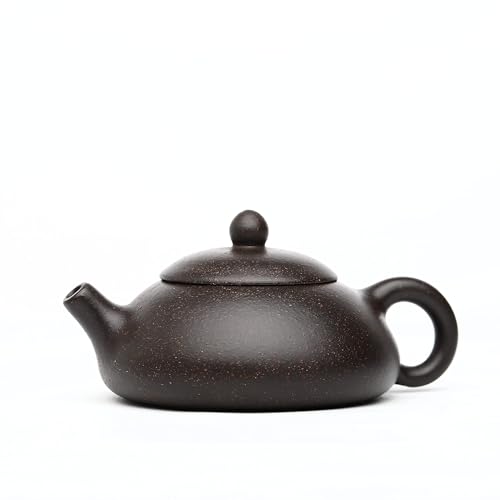 SILINE Zisha Small Teapot 6.2 Oz,Chinese Yixing Clay Tea Pot,Beginner Brew Kong Fu Tea Maker