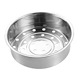 Garneck Edelstahl Dampfgarer Einsatz für Reiskocher Dickwandiger Langlebiger Haushaltsdämpfer für Gemüse Fisch Dim Sum Gleichmäßiges Erhitzen Vielseitig Einsetzbar