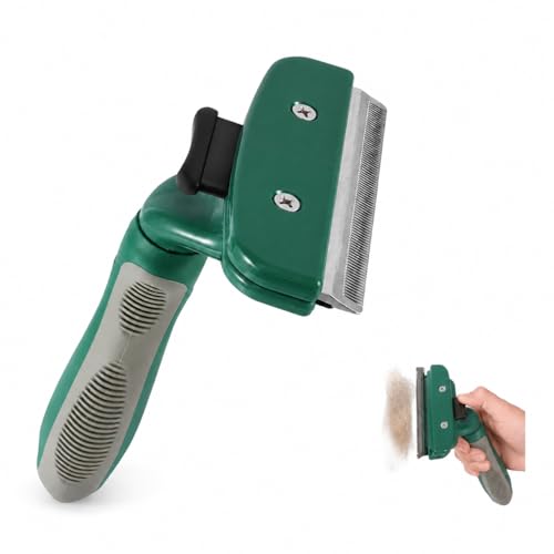 Vasip Spazzola Rimuovi Pelo, Spazzola per Cani e Gatto, Rimuovere Peli Superflui, Strumento per Toelettatura Professionale Adatto a Cani e Gatti con Pelo Corto e Lungo di Taglia Piccola Media e Grande