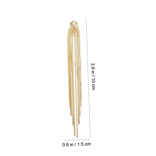 Boucles d'oreilles de serpent à clip anti-douleur pour oreilles non percées - 4