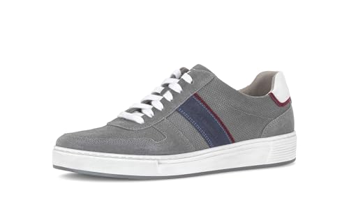 Pius Gabor Herren Sneaker Low,Halbschuhe,recyceltes Futter,Wechselfußbett,schnürschuhe,schnürer,straßenschuhe,ash/Fjord Kombi,44.5 EU / 10 UK