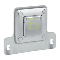 LEGRAND, Green Up Steckdose für Elektrofahrzeuge & Plug-in-Hybridfahrzeuge, Schnellladesystem f. E-Autos, Mode 1&2-kompatibel, 1-phasig, Ladestrom von 8-16A, 3,7kW, 230V, Unterputz, IK10, IP44, 077856 – Ansicht 4
