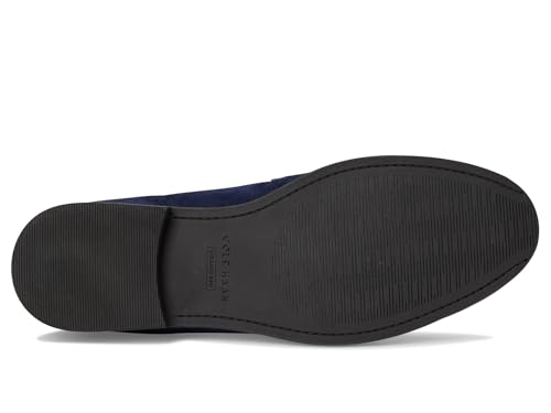 Cole Haan Cole Haan Women's Stassi Kiltie Loafers, Midnight Moon Suede, 11-B US