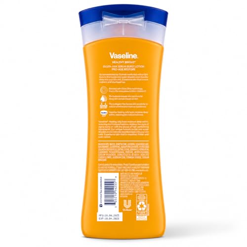 Image of Vaseline Gluta-Hya SPF 50 Serum Burst Sunscreen Body Lotion 400ml with UVA UVB Protection | Brightening Lightweight Non Greasy Formula