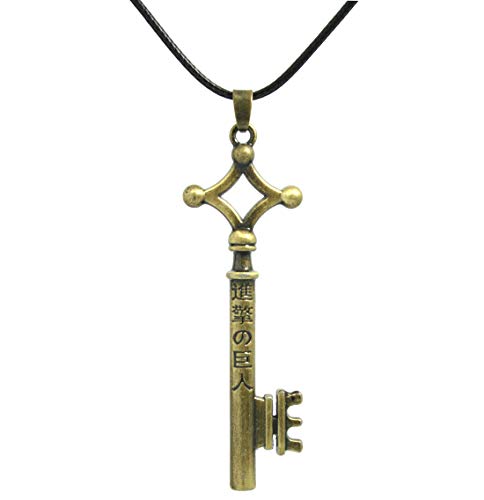 2LIVEfor Kette mit Anhänger Schlüssel Geheimnis Freundschaft Gold Schwarz Halskette Kette Vintage Schlüssel Kette Anhänger Schlüssel Schmuck Antik chinesische Zeichen Cover