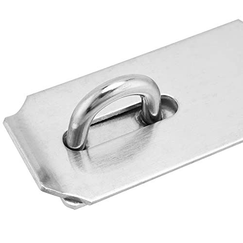 Image of 10 PCS Padlock Hasp Latch, Stainless Steel Padlock Hasp, Heavy Duty Security Hasp with Mounting Screws, Door Locks Hasp Latch for Doors and Cabinets