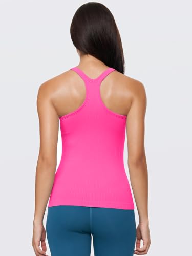 Image of sphinx cat Yoga Racerback Tank Top for Women with Built in Bra,Women's Padded Sports Bra Fitness Workout Running Shirts