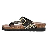 Mephisto Women's Helen Mix Cork Footbed Sandal Mix/Black 37 Medium EU