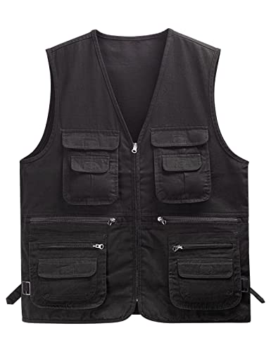 Gilet LL Bean Homme Tan M - Pêche Chasse Camping - Style Utilitaire Safari - Vintage