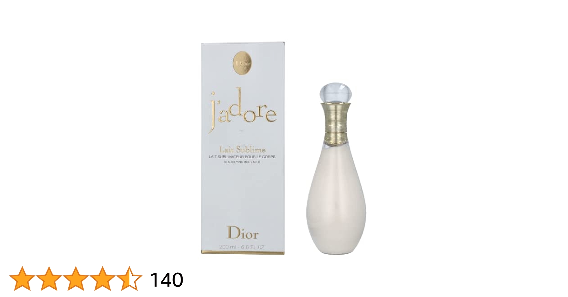 Dior J'Adore Latte Sublime 200Ml Nat.019, 299 g