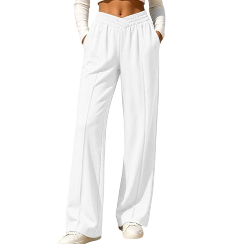 Sweatpants polaire automne hiver avec poches coupe ample et design élégant