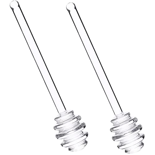 Ciieeo Varillas para Miel Paquete de 2 Varillas para Mermelada de Frutas Varillas para Miel Palitos para Tarros de Miel de Cocina