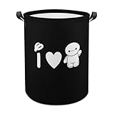 ランドリーバスケット ベイマックス 洗濯かご バスケット 収納ボックス 洗濯物入れ 収納袋 折り畳み 丸型 大容量 撥水