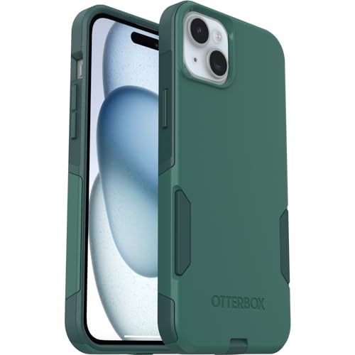 Image of OtterBox iPhone 15 Plus and iPhone 14 Plus Commuter Series Case - GET Your Greens, Slim & Tough, Pocket-Friendly, with Port Protection