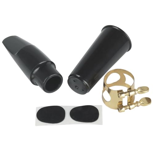 Alto Saxophone Mouthpiece Kit and 10pcs 2.5 Sax Reeds,Strap