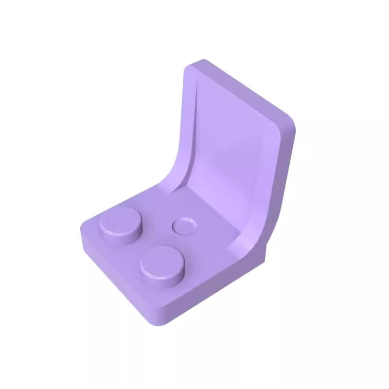4079 Seat/Chair 2X2 50 Pieces High-Precision MOC Building Bricks Replacement Parts Compatible with Lego bricks GDS-1308 Lavender — image 1
