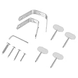 Gadpiparty Soporte de Jamón de Acero Inoxidable Estable para Hogar y Hotel Diseño Simple Fácil de Limpiar y Montar Accesorio Práctico para Tabla de Jamón