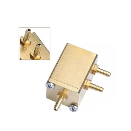 Image of Dental Chair Water Retractive Valve WRV /Pilot Pneumatic Valve - 3mm Nipple Connector, 3 Hole Water Retraction Pressure Regulator for Dental Unit Control (Pack of 1)