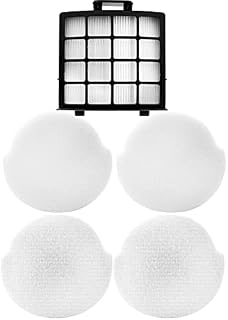 DuoClean Filter Replcement For Shark NZ850UK NZ850UKT Upright Lift-Away Vacuum Cleaner(1 Hepa Filters 2 Set Sponge Filter)
