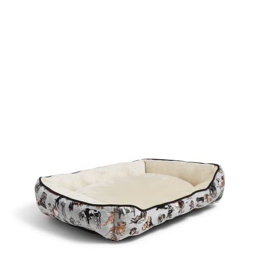 Vera Bradley Women's Fleece Plush Pet Bed, Best in Show, Large - Extra Large