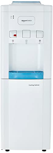 Image of amazon basics Hot, Cold and Normal Water Dispenser with Refrigerator, Top Loading