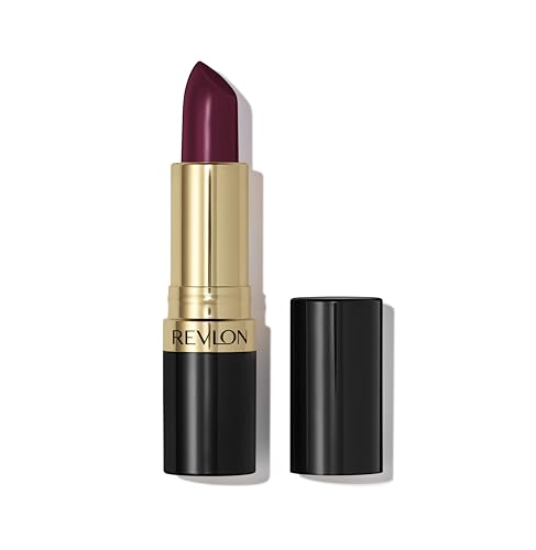 Revlon Super Lustrous, Rouge à Lèvres Hydratant, Enrichi en Vitamin E et Huile d'Avocat, Couleur Vibrante, Teinte Black Cherry (477)