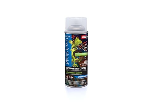 RectorSeal GulfCoat Circuit Shield 72000 Conformal Spray Coating, Corrosion Protection, HVAC, 12oz Clear