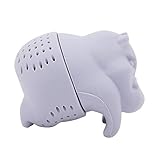 Producto de alta calidad. Fliyeong - Filtro infusor de té Reutilizable con Forma de hipopótamo