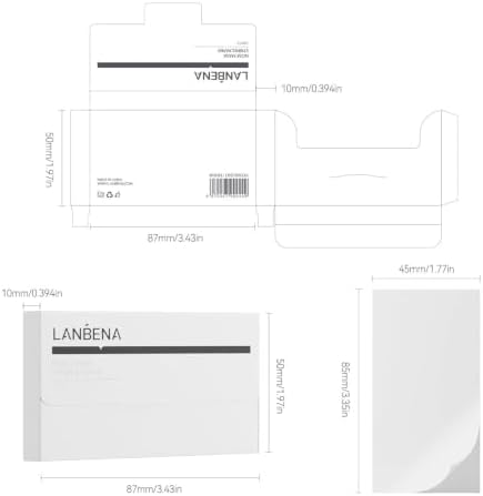 LANBENA 블랙헤드 제거 용지, 120개, 코 모공 스트립 용지, 블랙헤드 제거 마스크 및 필 오프 마스크용 액세서리 — 사진 4