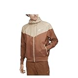 Nike Sportswear Windrunner Men's Hooded Jacket (Light British Tan/Khaki/Sail, DA0001-281) Size Medium
