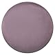 PUF TERCIOPELO ROSA C/FLECOS,BANDA ACERO PLAT:7CM,DM/POLIÉS °40X44CM, FLECOS:29CM