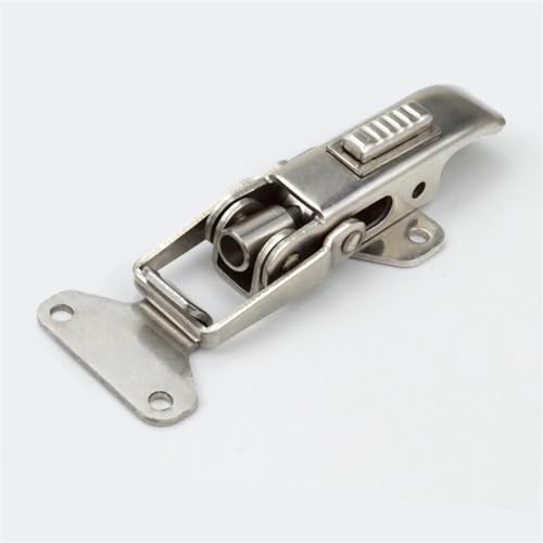 Hardware Electric Box Lockable Draw Latch 304 Stainless Steel Toggle Hasp for Electric Cabinet 1Pcs