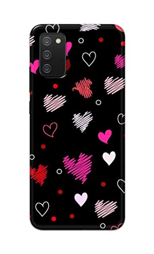 Image of PRINTFIDAA Vibrations of Love Hard Back Cover for Samsung M02s / Samsung A02s / Samsung F02s / Samsung A03s Back Cover -(P6) KAT1009