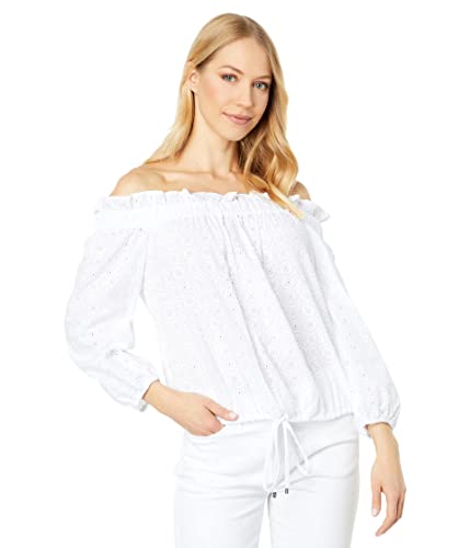 Image of Tommy Hilfiger Women's Roll Tab Button Down Shirt (Regular and Plus Sizes)