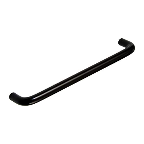 Preisvergleich Produktbild Gedotec Bogengriff Küchen-Schränke Möbelgriff 160 mm - H10840 / Schubladengriff Metall schwarz matt / Bügelgriff Höhe 35 mm / Küchengriff Metall massiv / 1 Stück - Schrankgriff rund für Schubladen