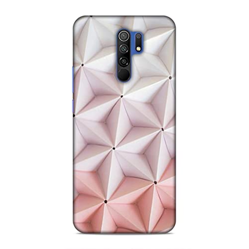 Image of Printed Mobile Back Hard Case Cover for Xiaomi Redmi 9 Prime /Xiaomi Poco M2 | Pink Stars, Multi Stars Black dot -2180