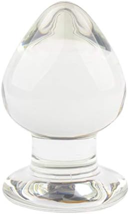 Eyessssty 1Pc Round Head Glass Amal Plug Adult Six-Toys for Men Women Waterproof