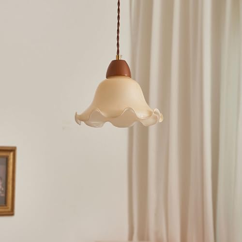 Suspension en verre créative E27 pour optimiser l'éclairage de votre chambre - 2
