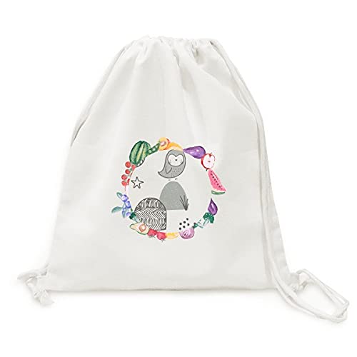 Sac en tissu pliable à sangle pour fruits et légumes respirant