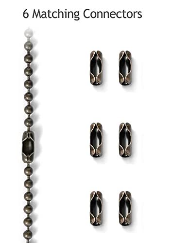 image for SmoTecQ Pull Chain Extension for Ceiling Fans and Light Fixture, 59-in