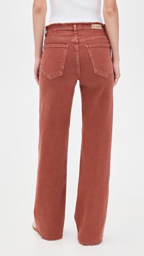 Women's Fray Waist Column Jeans3