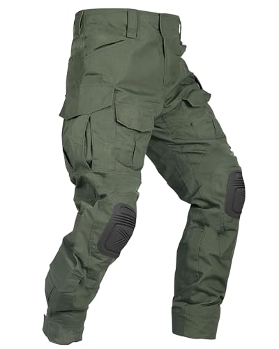 Men&rsquo;s Tactical Camo Cargo Pants with Knee Pads