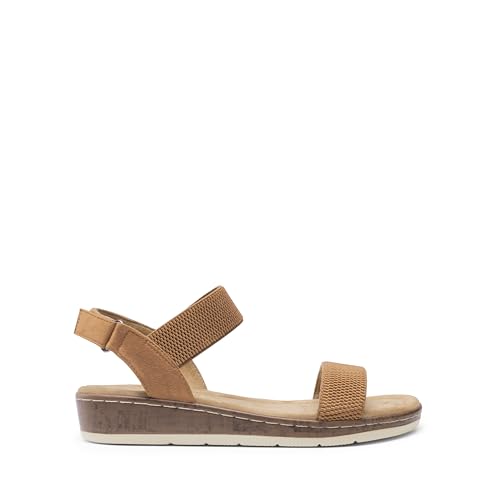 Image of DREAM PAIRS Women's Low Wedge Casual Sandals