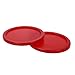 Pteanecay 10Pcs 2 Inch Mini Air Hockey Table Pucks 50mm Puck Children Table New, red